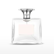 elegant empty perfume bottle with label N2