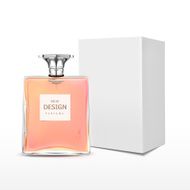 elegant perfume bottle with label and package box N6