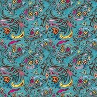 Turquoise swirl pattern