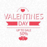 valentines day up to sale 50 on scribble abstract pattern