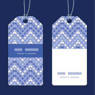 Vector purple drops chevron vertical stripe frame pattern tags set