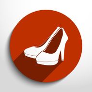 Vector woman boots web icon N5