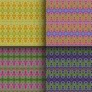 set of seamless knitted patterns