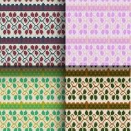 set of seamless knitted patterns N3