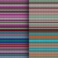 set of seamless knitted patterns N4