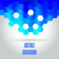 Blue modern geometrical abstract background