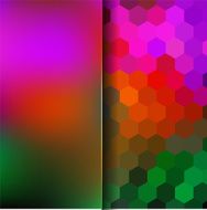 abstract background consisting of hexagons and matt glass N4