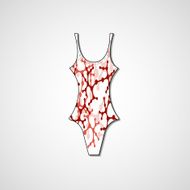 female swimsuit isolated N7