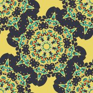 Seamless mandala Vintage decorative element