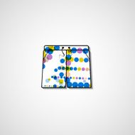 Abstract illustration on shorts N7