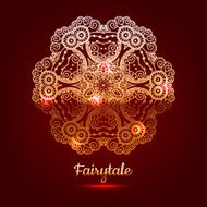Vector lace ornament background