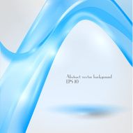 Abstract waving blue background