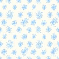 Seamless pattern with abstract doodle ornament N6