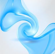 Abstract waving blue background N17