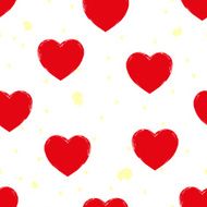 Seamless background consisting of hearts for Valentine&#039;s day