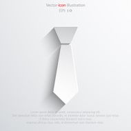 Vector necktie web flat icon N2