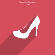 Vector woman boots web icon N8