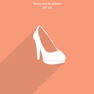 Vector woman boots web icon N9