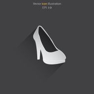 Vector woman boots web icon N10