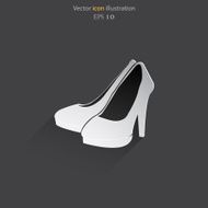 Vector woman boots web icon N12
