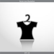 Vector clothes for women web flat icon N6