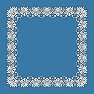 vintage border frame engraving with retro ornament pattern N3