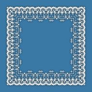 vintage border frame engraving with retro ornament pattern N4