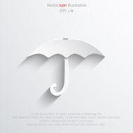 Vector umbrella web icon