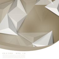 Vector background abstract polygon triangle N68