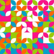 Abstract Geometrical Multicolored mosaic Background