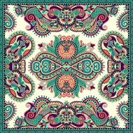 Traditional ornamental floral paisley bandanna N565