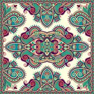 Traditional ornamental floral paisley bandanna N566