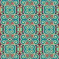 seamless geometry vintage pattern ethnic style ornamental backg N13