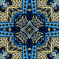 Ornamental Abstract Vector Seamless Background