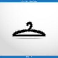 Vector hanger web flat icon