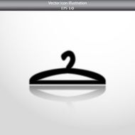 Vector hanger web flat icon N3