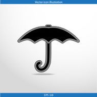 Vector umbrella web icon N2