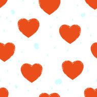 Seamless background consisting of hearts for Valentine&#039;s day N3