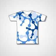 Abstract illustration on t-shirt N2