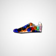 Abstract illustration on sneakers N7
