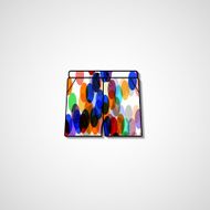 Abstract illustration on shorts N9