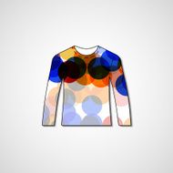 Abstract illustration on sweater N10