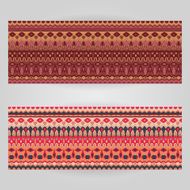vector templates set with art ornamental theme