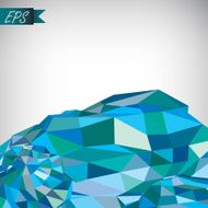 Abstract Geometrical Multicolored mosaic Background N16