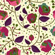 Colorful seamless floral pattern N3