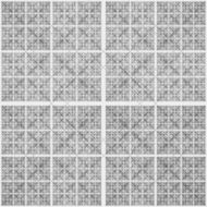 Abstract black and white geometric pattern seamless arabesque style N19