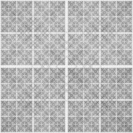 Abstract black and white geometric pattern seamless arabesque style N20