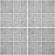 Abstract black and white geometric pattern seamless arabesque style N27