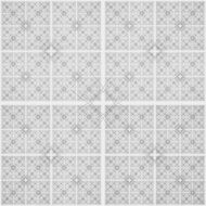 Abstract black and white geometric pattern seamless arabesque style N40
