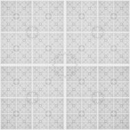 Abstract black and white geometric pattern seamless arabesque style N41
